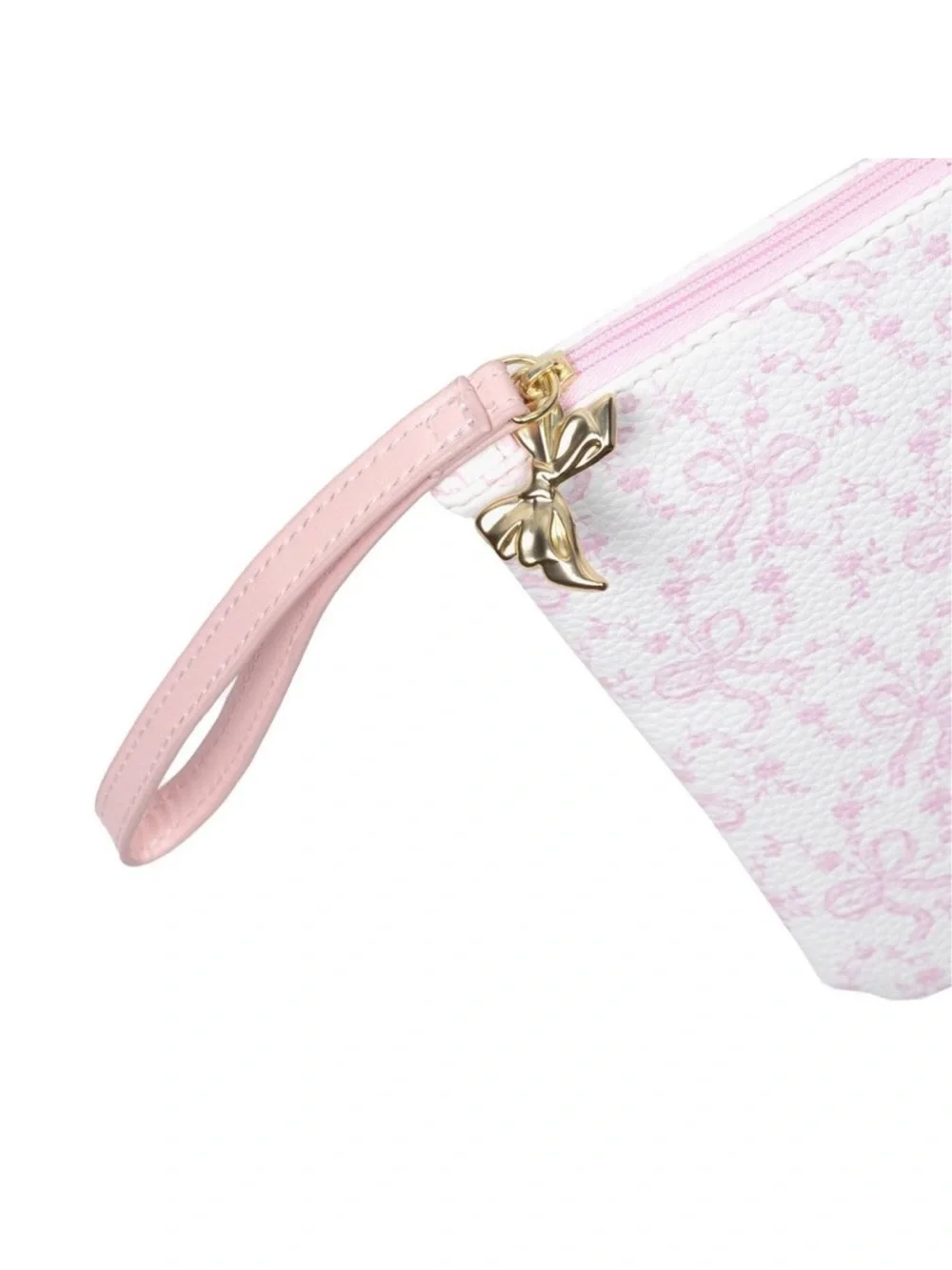 LoveShackFancy Pink Floral Accessory Pouch